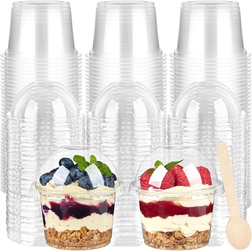 50x kunststoff dessertbecher - kunststoff,