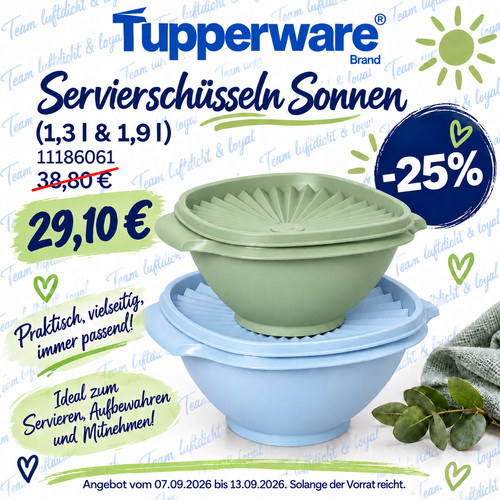 Tupperware sonnenschüssel duo - tupperware,